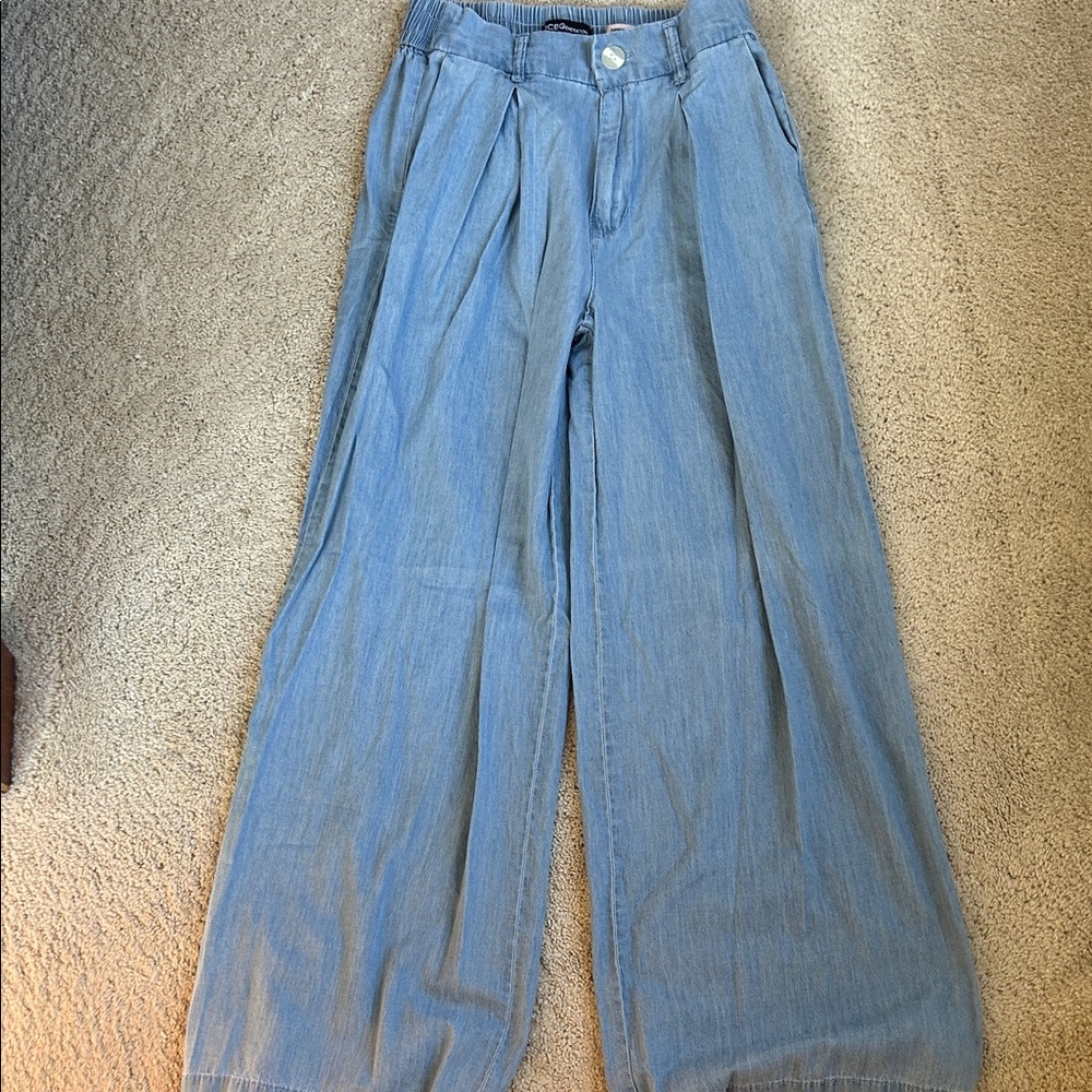 BCBGeneration Light Blue Denim Trousers